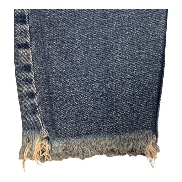 Good American Good Curve Highrise Raw hem skinny jeans sz 30 - Picture 9 of 14